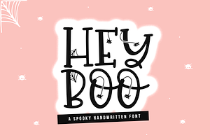 Hey Boo - Spooky Halloween Font