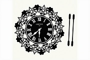 Vintage Wall Clock Victorian design, an Illustration by Amazin_art (Thumbnail 4 of 21)