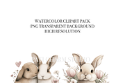 20 Floral Bunny Clipart, an Animal Illustration by Pati Charm Studio (Thumbnail 4 of 8)