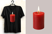 Chic Neon Red Christmas Clipart Bund, an Illustration by SVGArt (Thumbnail 6 of 8)