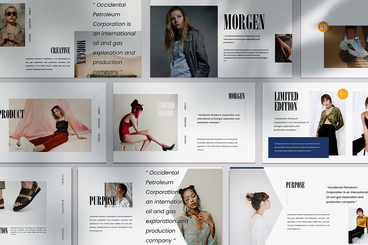 Morgen Fashion Keynote Template, a Presentation Template by Visualin.std (Photo 6 of 8)