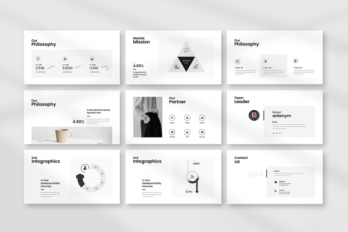 Digital-Minimalist Presentation, a Presentation Template by KreateTribe (Photo 5 of 7)