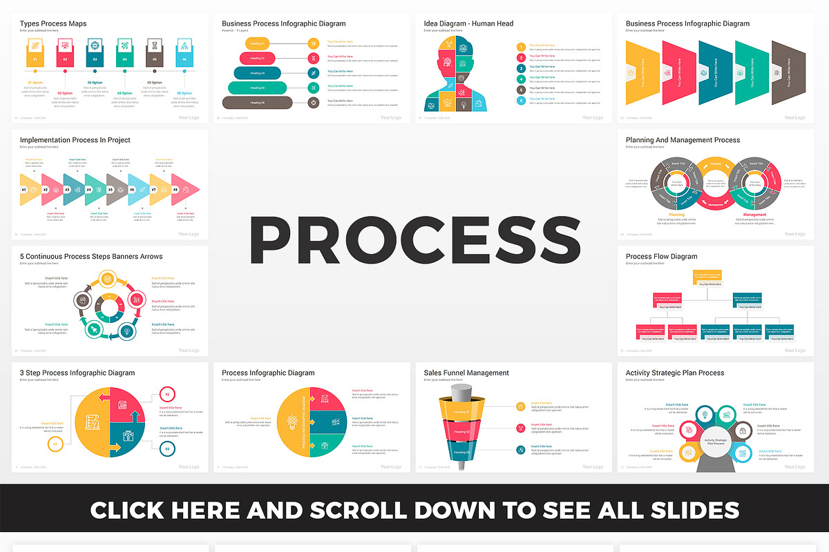 2700 Infographics Templates, a Presentation Template by SlideOne (Photo 8 of 35)