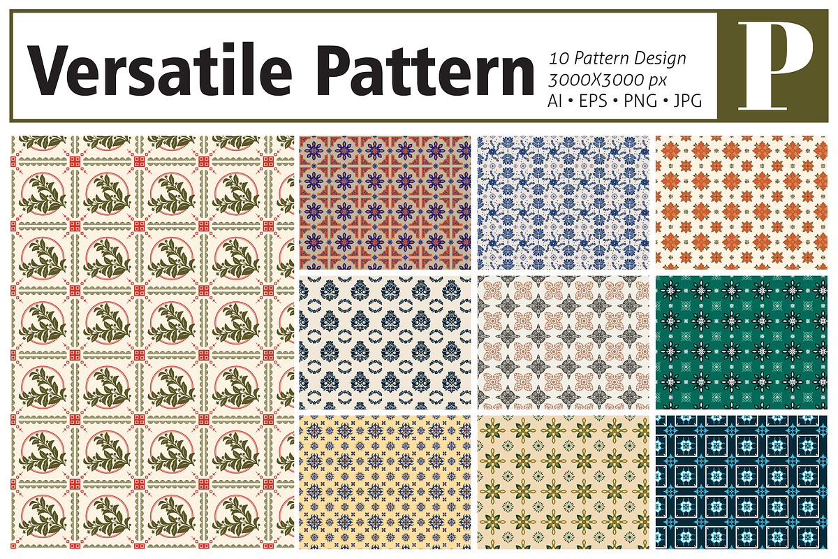 Versatile Pattern, a Pattern Graphic by MSG Studio (Photo 1 of 11)