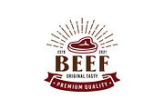 Steak Beef Restaurant Logo, a Branding & Logo Template by Atlantis X Nurman Arbai (Thumbnail 2 of 2)