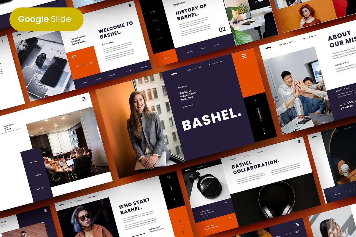 Bashel - Business Google Slide, a Presentation Template by Dens Creative Studio (Photo 1 of 6)