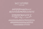 Sweet September handwritten font, a Serif Font by Angele Kamp (Thumbnail 5 of 6)