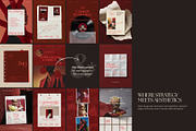 Burgundy Social Media Manager Post, a Social Media Template by And Done Studio (Thumbnail 6 of 8)