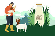 The boer goats, an Animal Illustration by Nenilkime (Thumbnail 2 of 4)