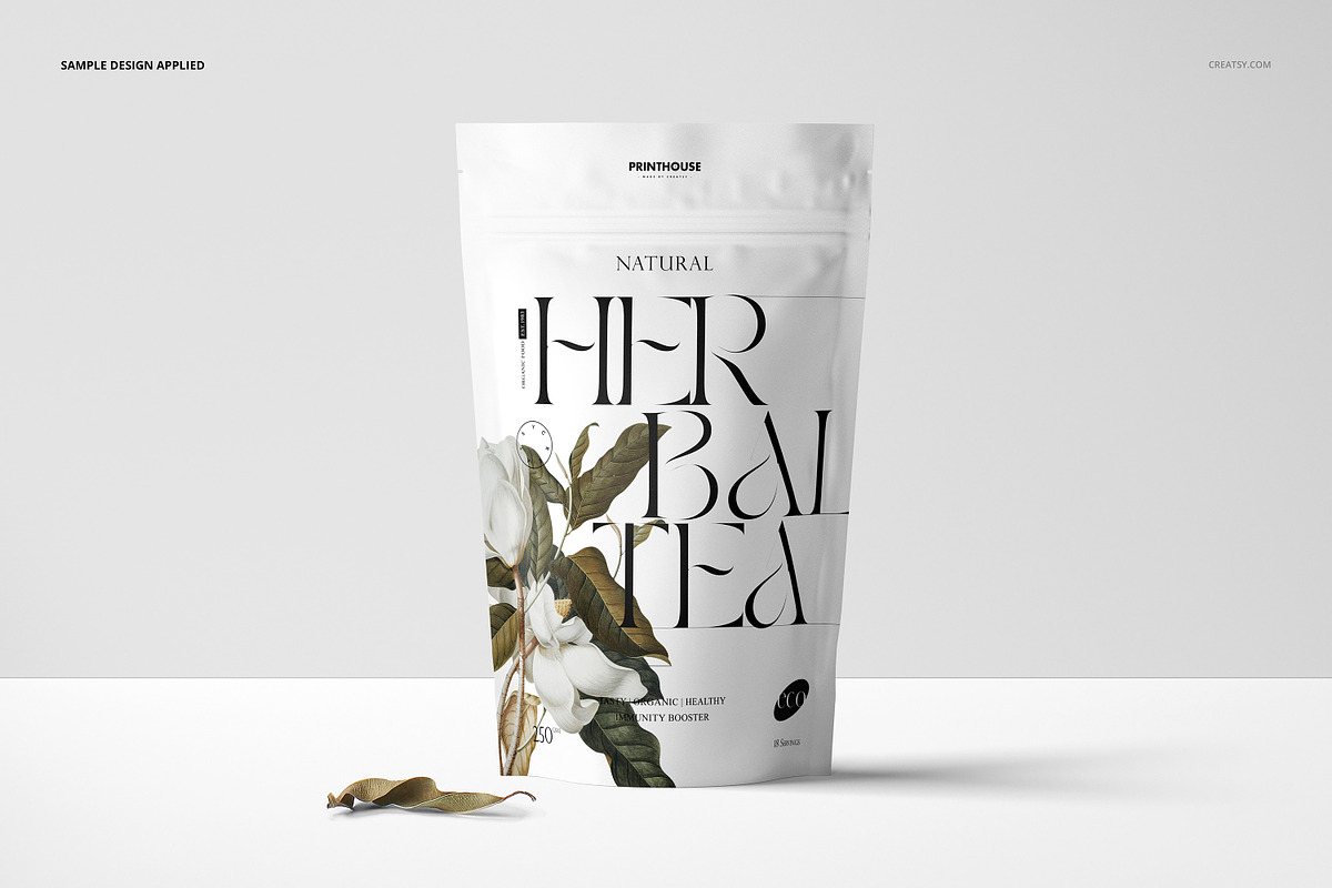Stand Up Ziplock Bag Mockup Set, a Packaging Mockup by creatsy5 (Photo 4 of 14)