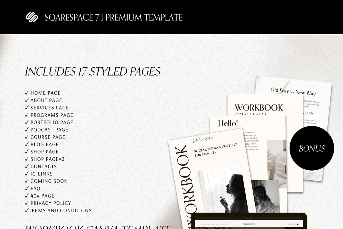 Squarespace Website Template, a Squarespace Template by Presentibox (Photo 12 of 12)
