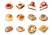 Bakery Clipart, an Illustration by Design Market (Thumbnail 2 of 3)