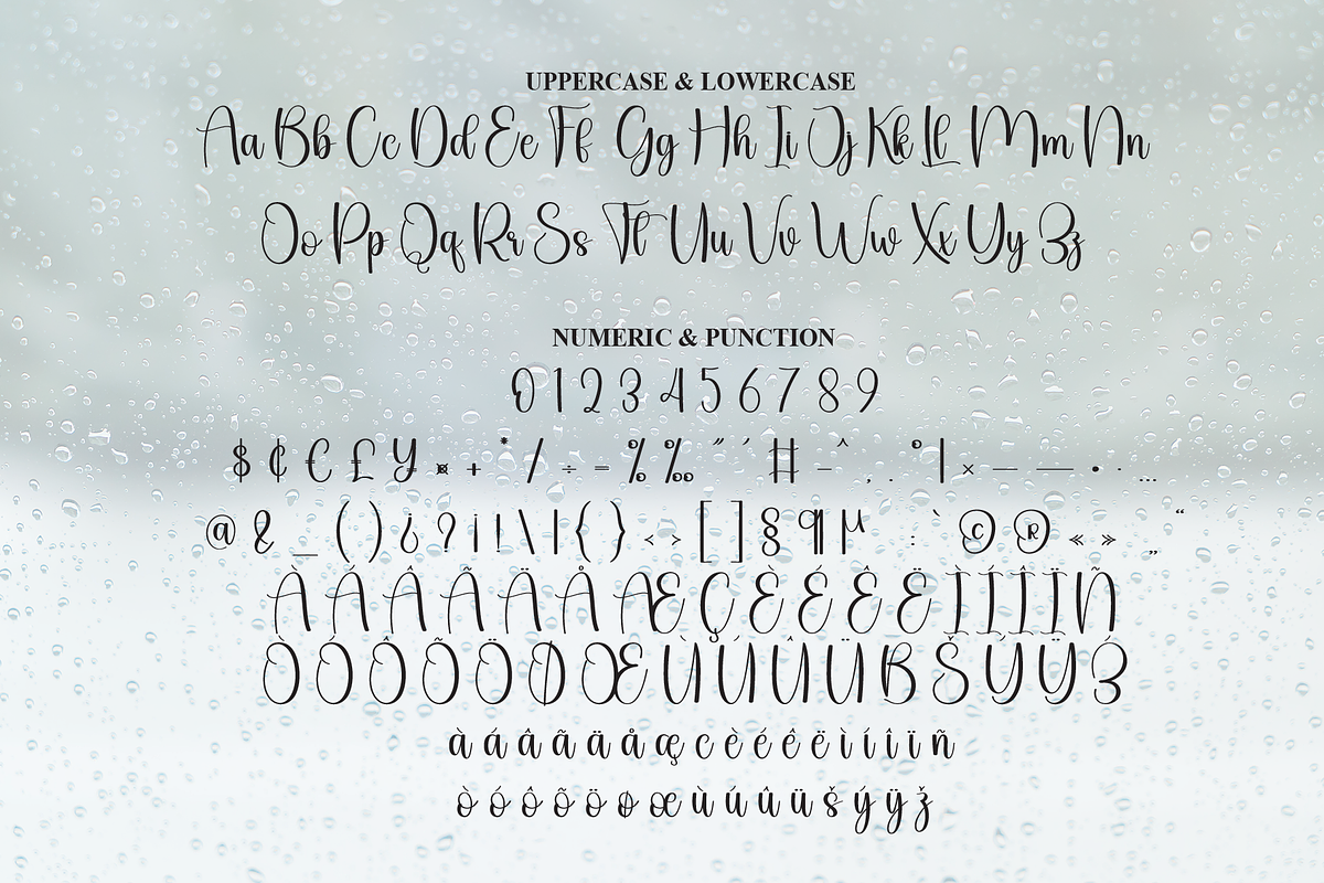 Rainyday | Script Font, a Handwritten Font by Scratchones (Photo 7 of 8)