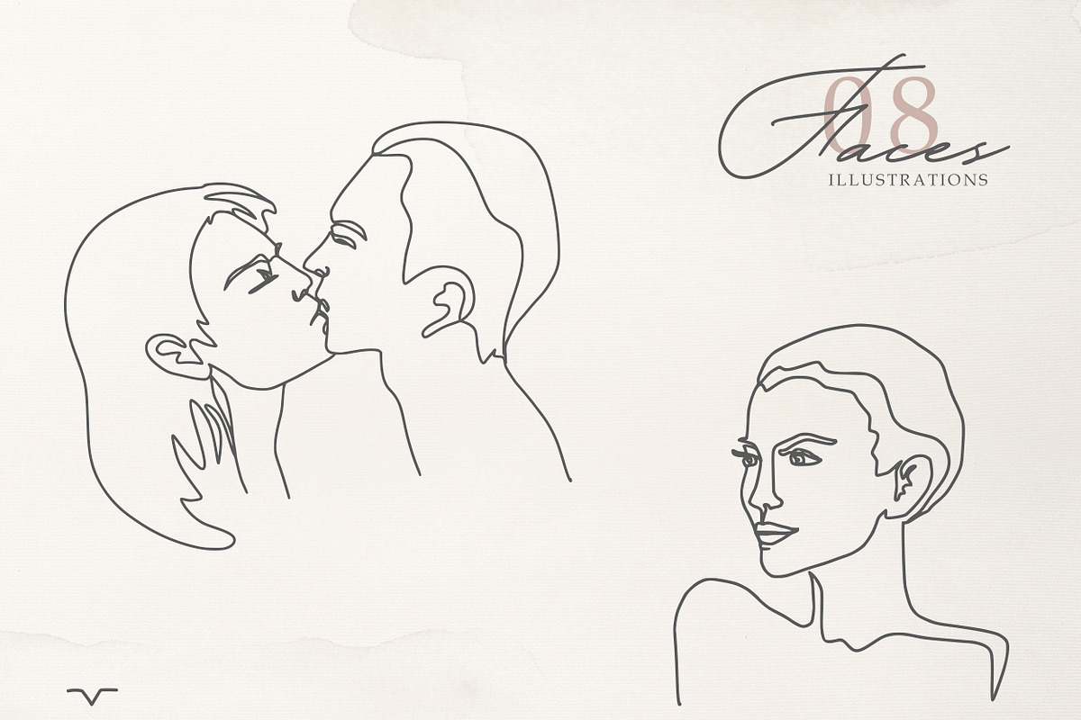 One Love. One Line Art People, a Person Illustration by AnMark (Photo 5 of 14)