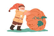 Cute cartoon gnomes, dwarfs set, an Illustration by Good Studio (Thumbnail 6 of 7)