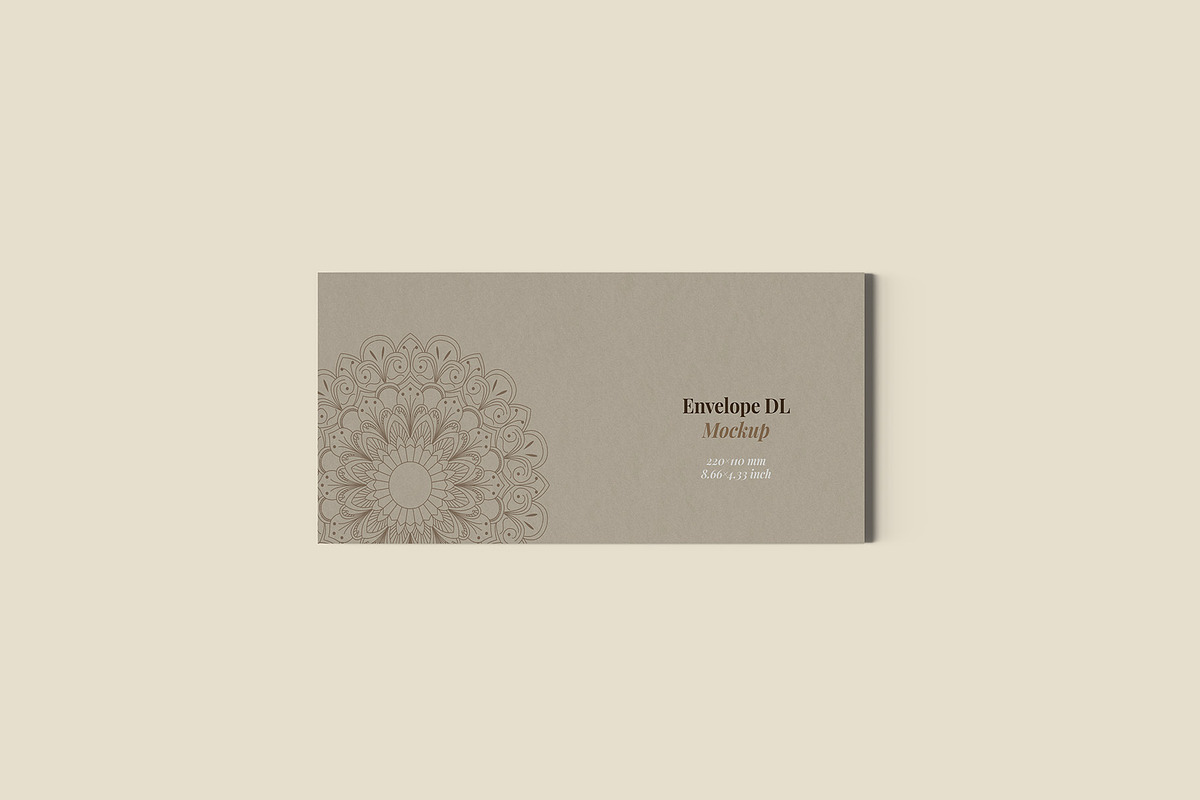 Envelope DL Mockup - 12 Views, an Advertising Mockup by Illusiongraphic (Photo 13 of 27)
