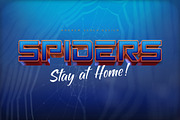 Spiders Text Effect, a Layer Style Add-On by Andrew Skoch Design (Thumbnail 1 of 2)
