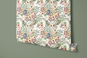 Baroque Shades Watercolor Wallpaper, a Wallpaper Graphic by Webvilla Studio (Thumbnail 6 of 7)