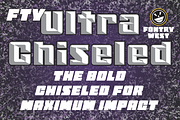 FTY Ultra Chiseled A Bold Experience, a Sans Serif Font by Fontry West (Thumbnail 3 of 8)