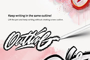 Dirty Outlines - Procreate Brushes, a Brush Add-On by Snooze one (Thumbnail 5 of 8)