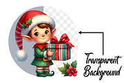 Happy Holidays Christmas Clipart PNG, an Illustration by Pixels.Craft (Thumbnail 2 of 6)