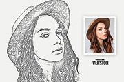 Sketch Cartooniz Photoshop Action, an Action Add-On by DesignCave (Thumbnail 2 of 5)