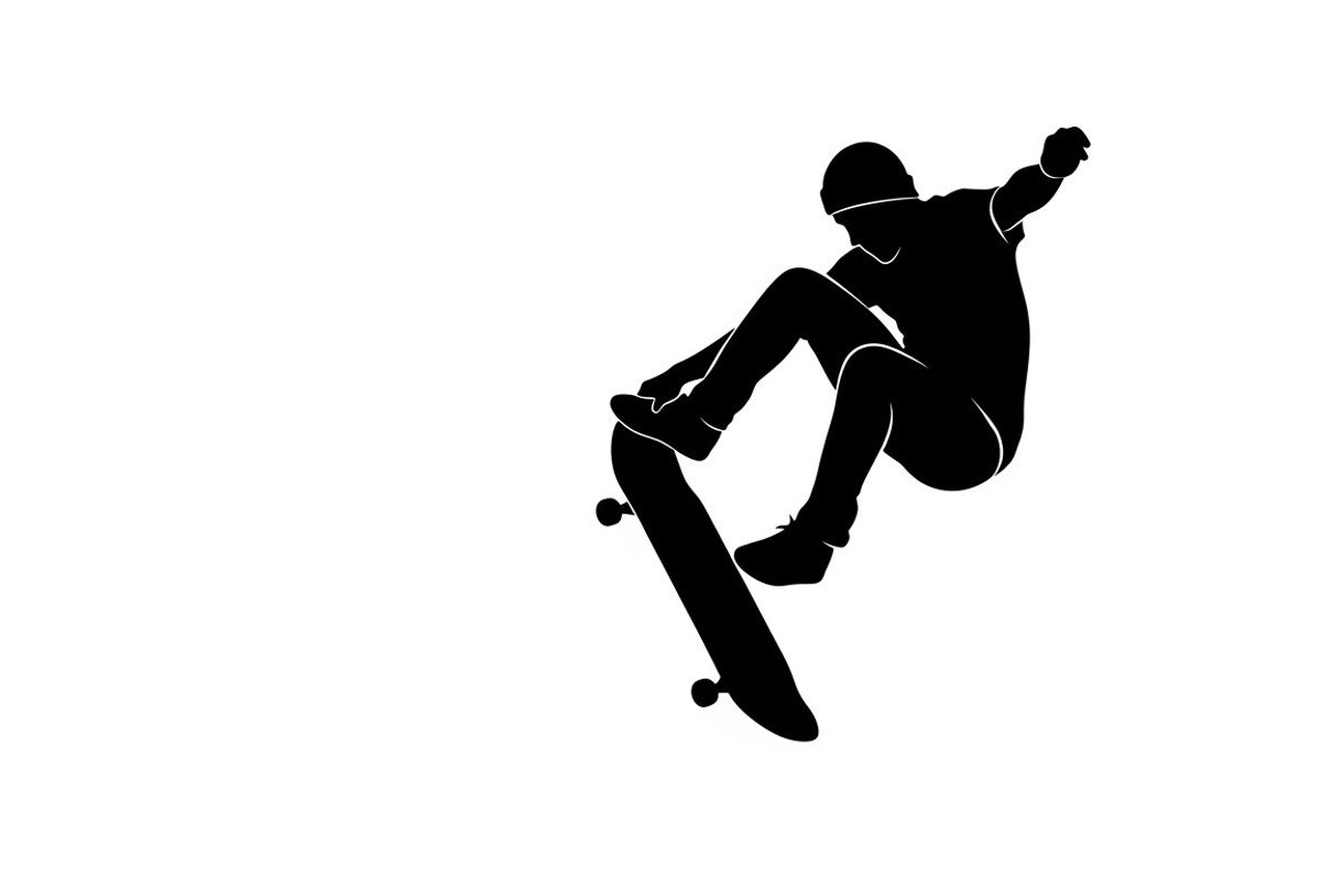 skateboard trick silhouettes showcas, an Illustration by Amazin_art (Photo 2 of 31)