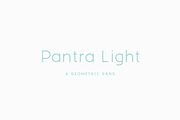 Pantra Light, a Sans Serif Font by Nicolas Desle (Thumbnail 1 of 5)