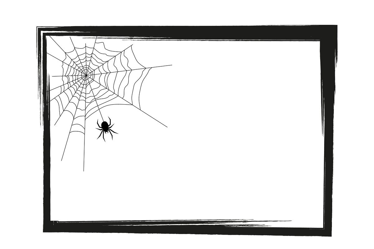 Frame with a web and a spider., an Illustration by Tanysl (Photo 3 of 4)