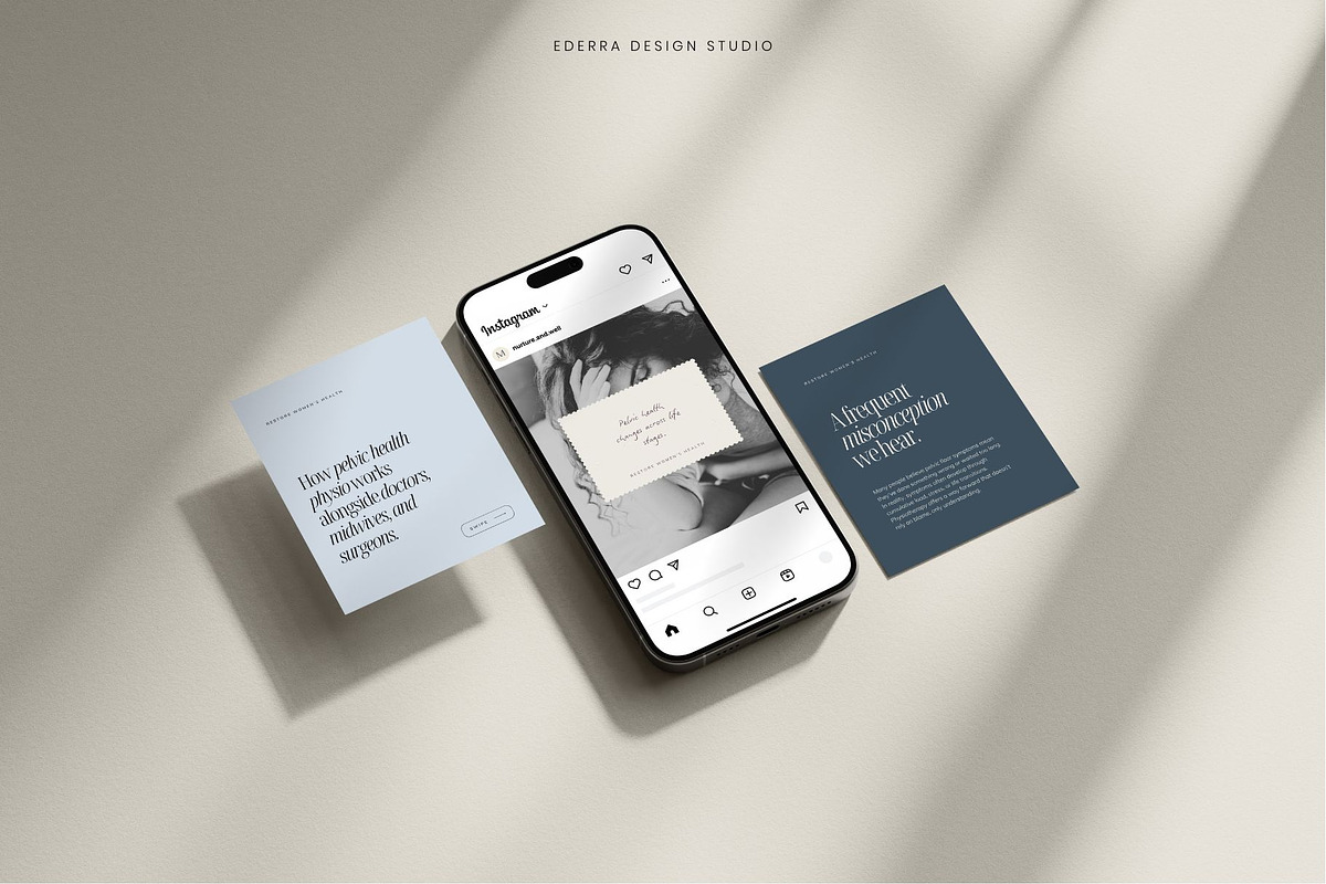 Instagram Template Bundle | Canva, a Social Media Template by Ederra Design (Photo 3 of 5)