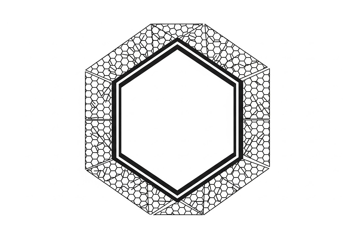 Polygon Frame & Label Bundle, an Illustration by Creativeshirt (Photo 24 of 51)