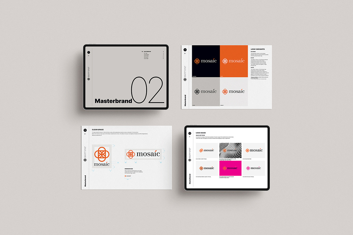 Mosaic Brand Guidelines Template, a Templates & Theme by Crafted by AKD (Photo 3 of 14)