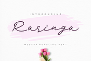 Rasinga, a Handwritten Font by albert_kalingga (Thumbnail 1 of 3)