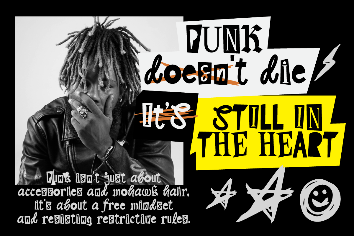 Sound Distortion Mixed Font, a Font by Ronny Studio (Photo 5 of 8)