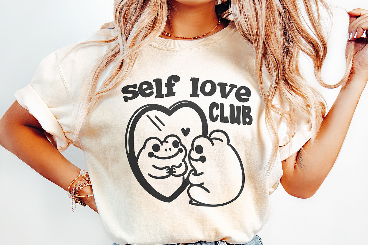 Self Love Social Club Png, Retro, an Illustration by SharpMarketplace (Photo 2 of 9)