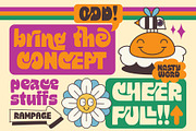 Boldfat Mighty Tyepface, a Sans Serif Font by alit design (Thumbnail 6 of 21)