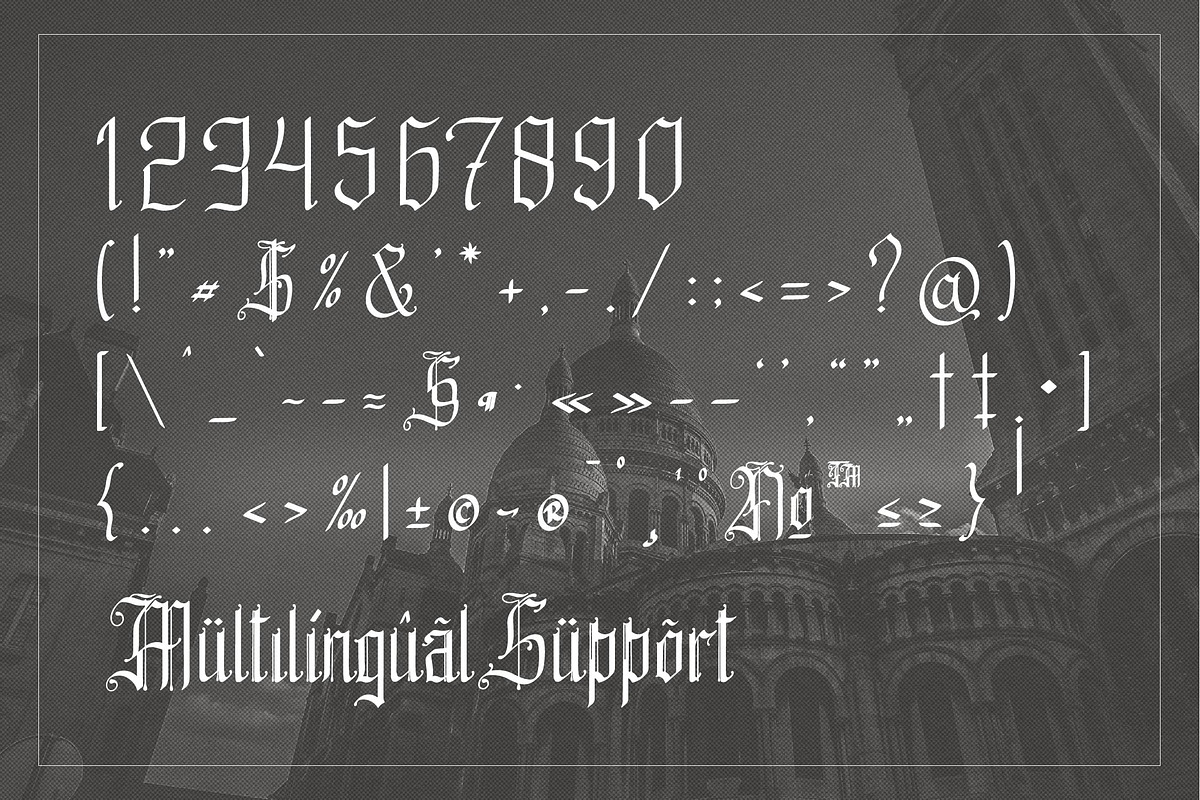 Belingal | Classic Blackletter, a Blackletter Font by Denustudios (Photo 13 of 14)