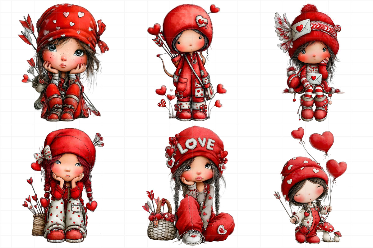 Cupid Apprentice Gnome Clipart, an Illustration by Daily.Designs (Photo 4 of 5)