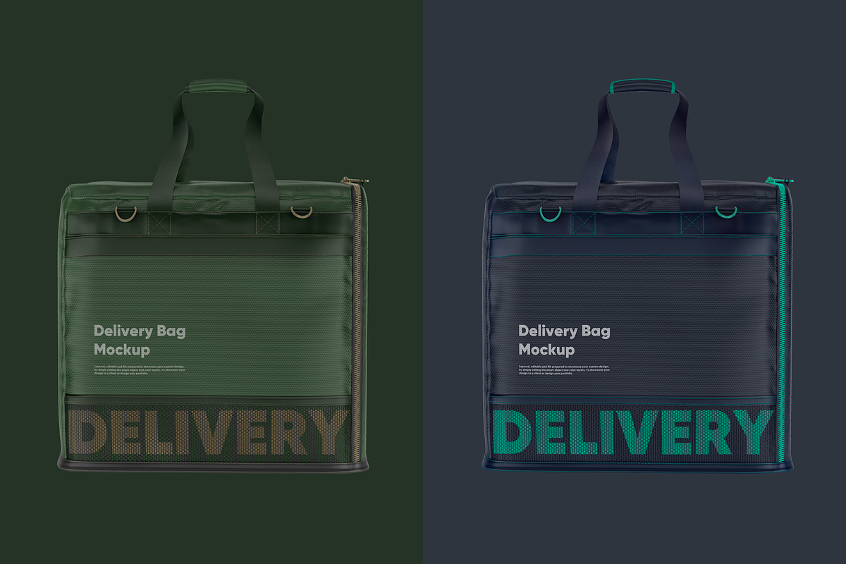 Delivery Bag Mockup, a Packaging Mockup by BlackMockup (Photo 4 of 16)
