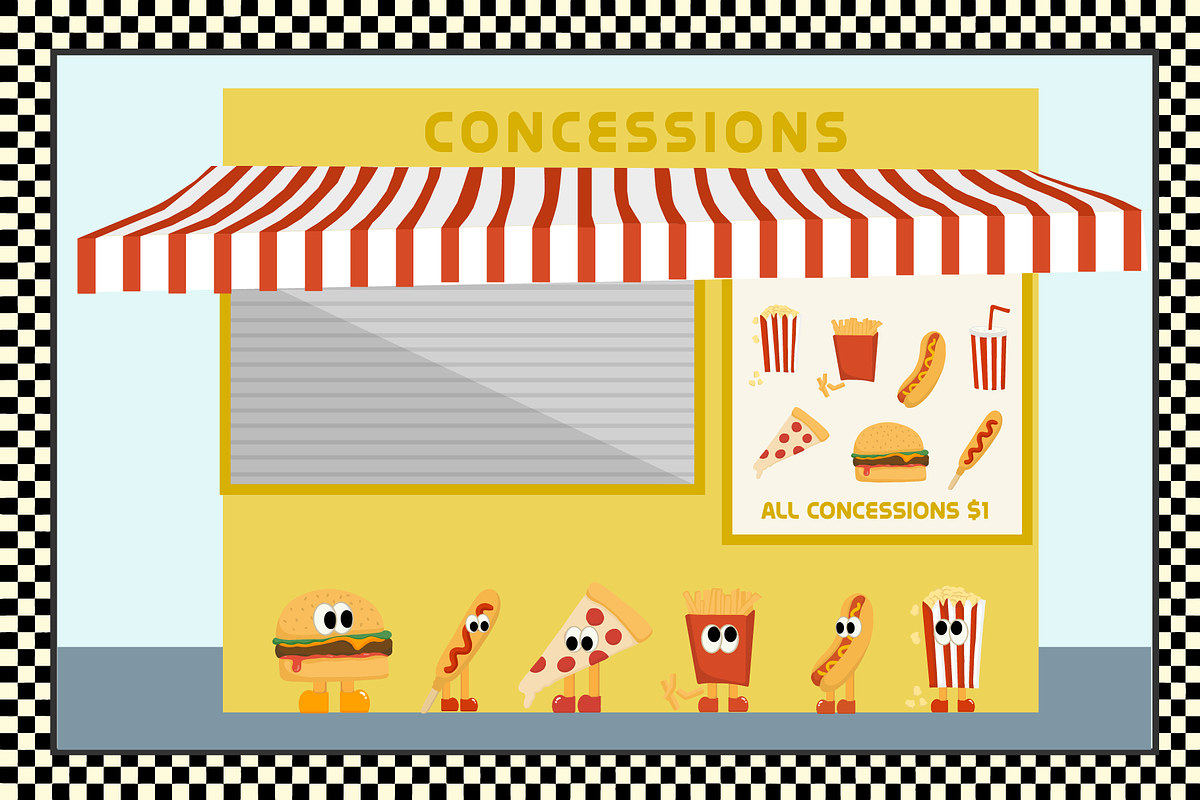 Fast Food Illustration Mascot Pack, a Food Illustration by saragoodies (Photo 6 of 9)