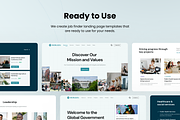 WorlGov - Government Landing Page, an UI Kit Template by Agensip Design Agency (Thumbnail 7 of 10)