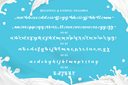 Milkshake Scriptsweet, a Script Font by Almeera Std (Thumbnail 6 of 12)