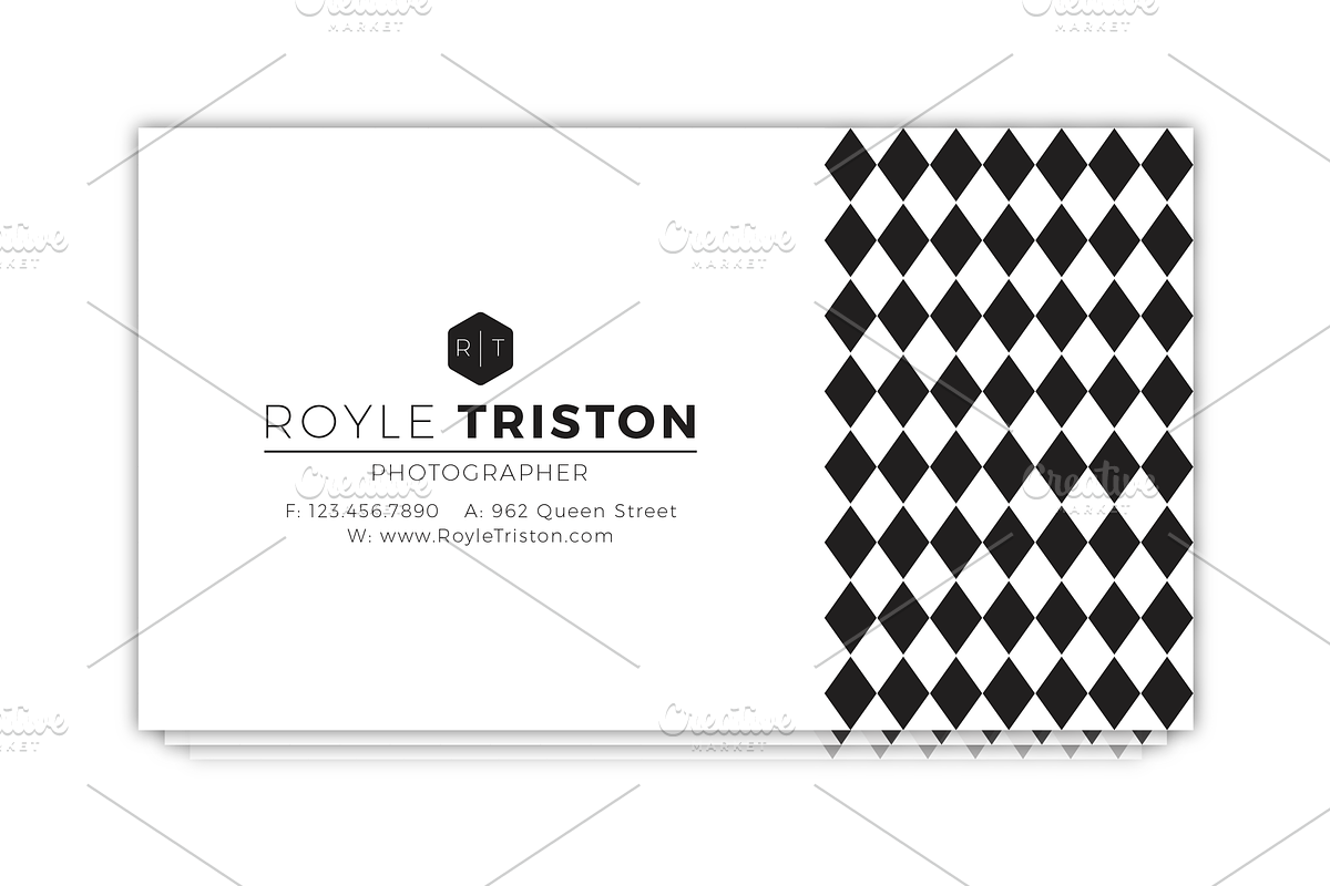 Royle Triston Business Card, a Business Card Template by D | S Creative Design (Photo 2 of 5)