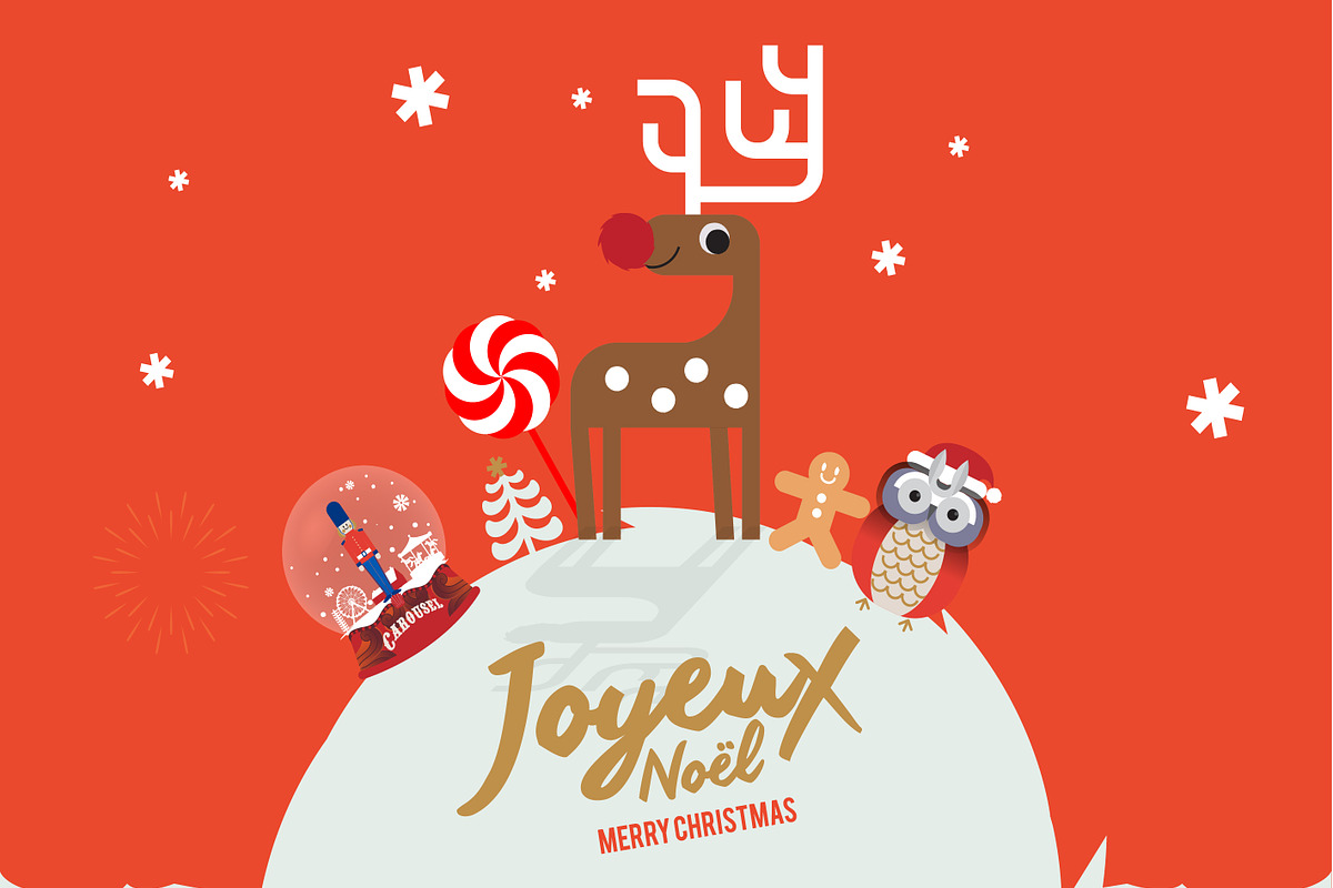 christmas greetings template, an Invitation Template by Nanano