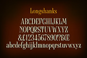 Longshanks Font, a Serif Font by Mysterylab Designs (Thumbnail 2 of 7)