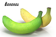 Bananas, a Food & Drink 3D Model by AndrewWhite (Thumbnail 1 of 11)