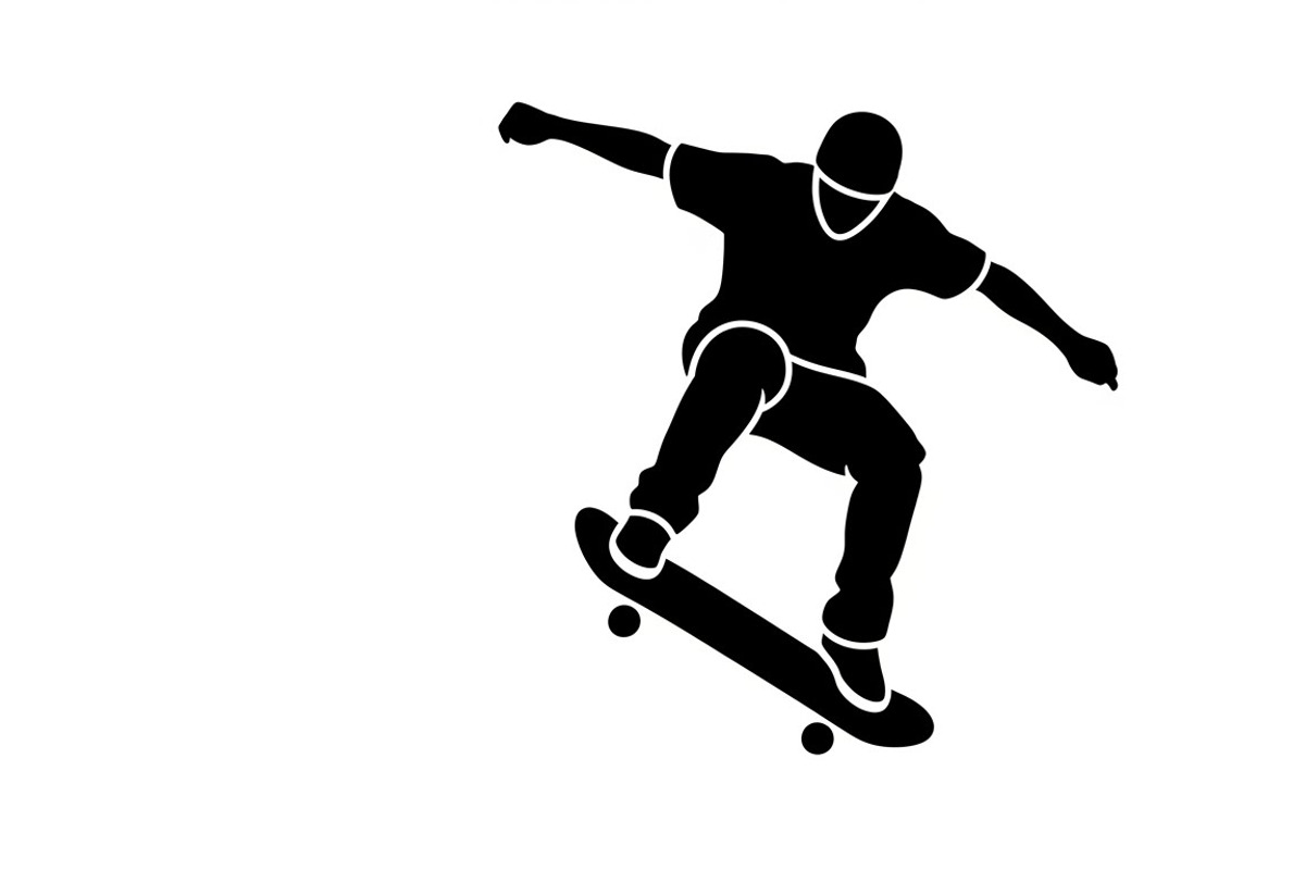 skateboard trick silhouettes showcas, an Illustration by Amazin_art (Photo 20 of 31)