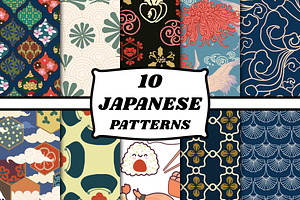 Japanese pattern set