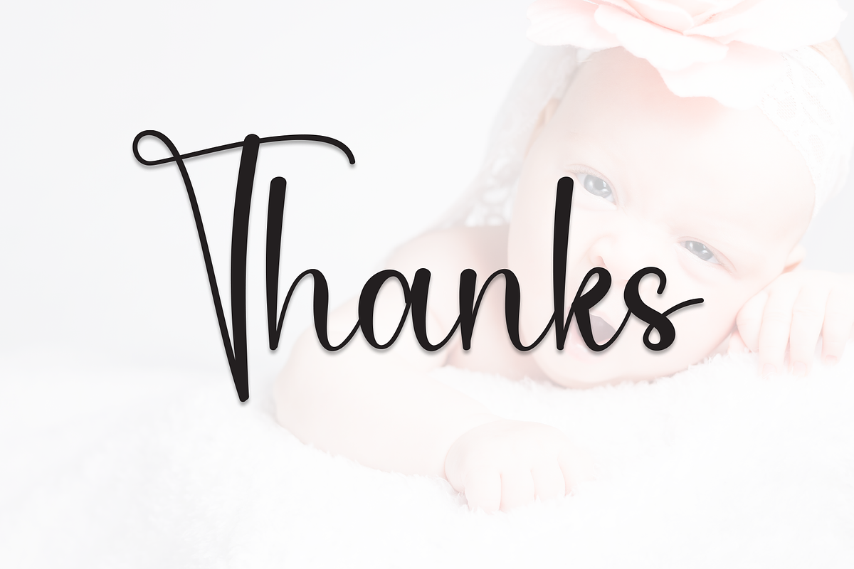 Baby Beauty | Script Font, a Handwritten Font by Scratchones (Photo 8 of 8)