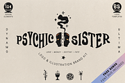 Psychic Sister Mystic Logo Brand Kit, a Branding & Logo Template by Dynamo Ultima (Thumbnail 8 of 21)